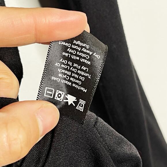 Alala Small Black Mesh Pieced Hoodie Long Sleeve Athleisure Sweatshirt Hood - Picture 10 of 10